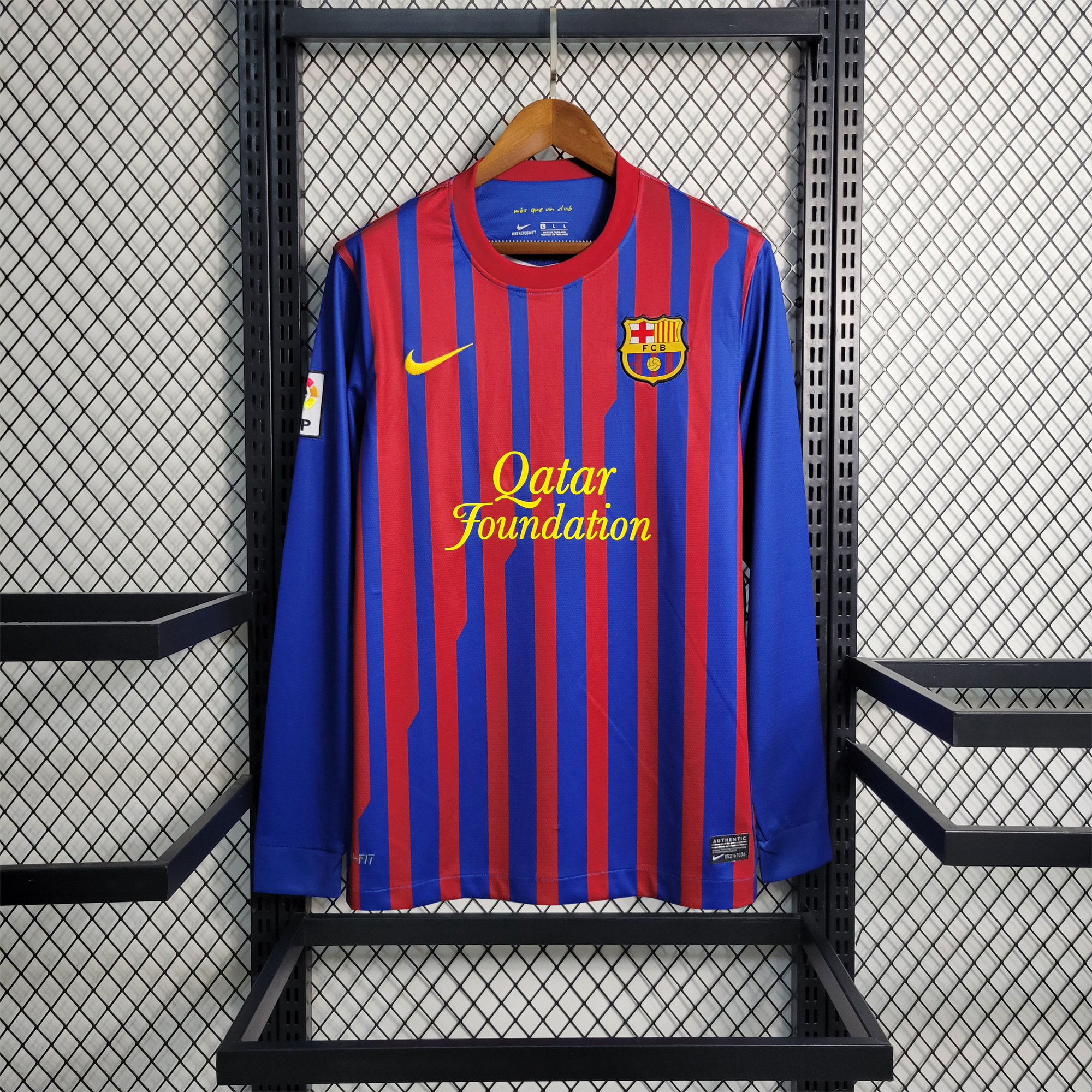 B.A.R.S.A Retro 11-12 Home Stadium Long Sleeve Jersey