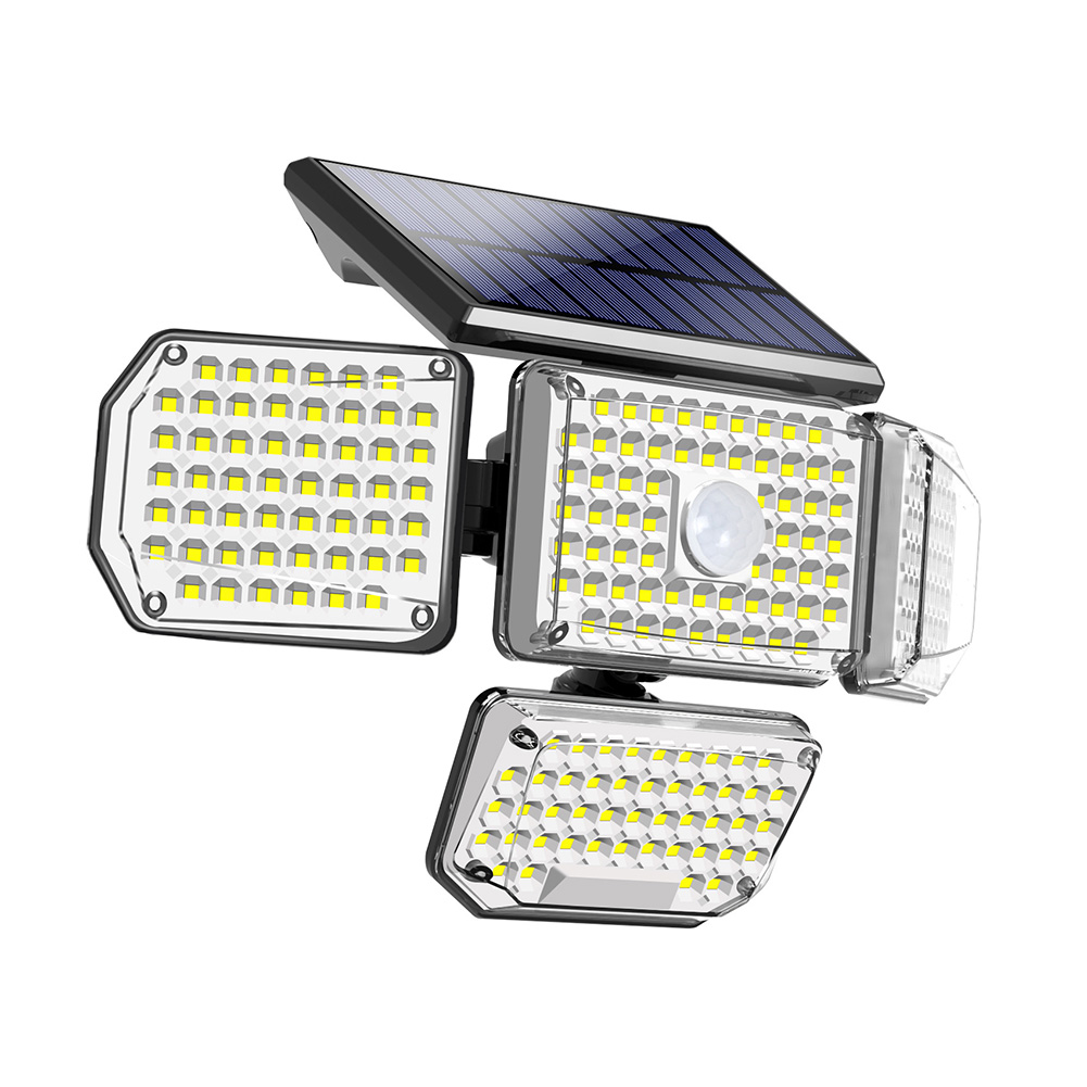 

214LED Solar Wall Light Outdoor Garden Courtyard Human Body Induction Lamp, 501 Original