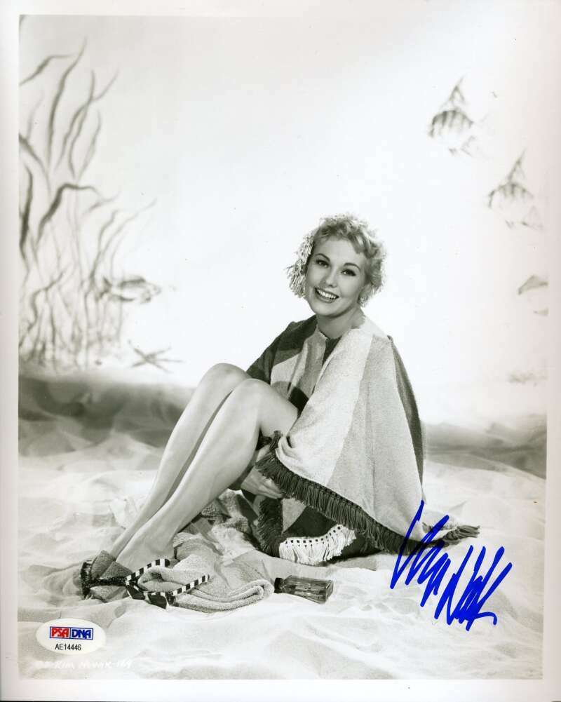 Kim Novak PSA DNA Coa Signed 8x10 Photo Poster painting Autograph