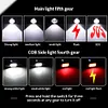 30W LED+COB High Power Flashlight USB Rechargeable 800LM Zoomable Flashlight