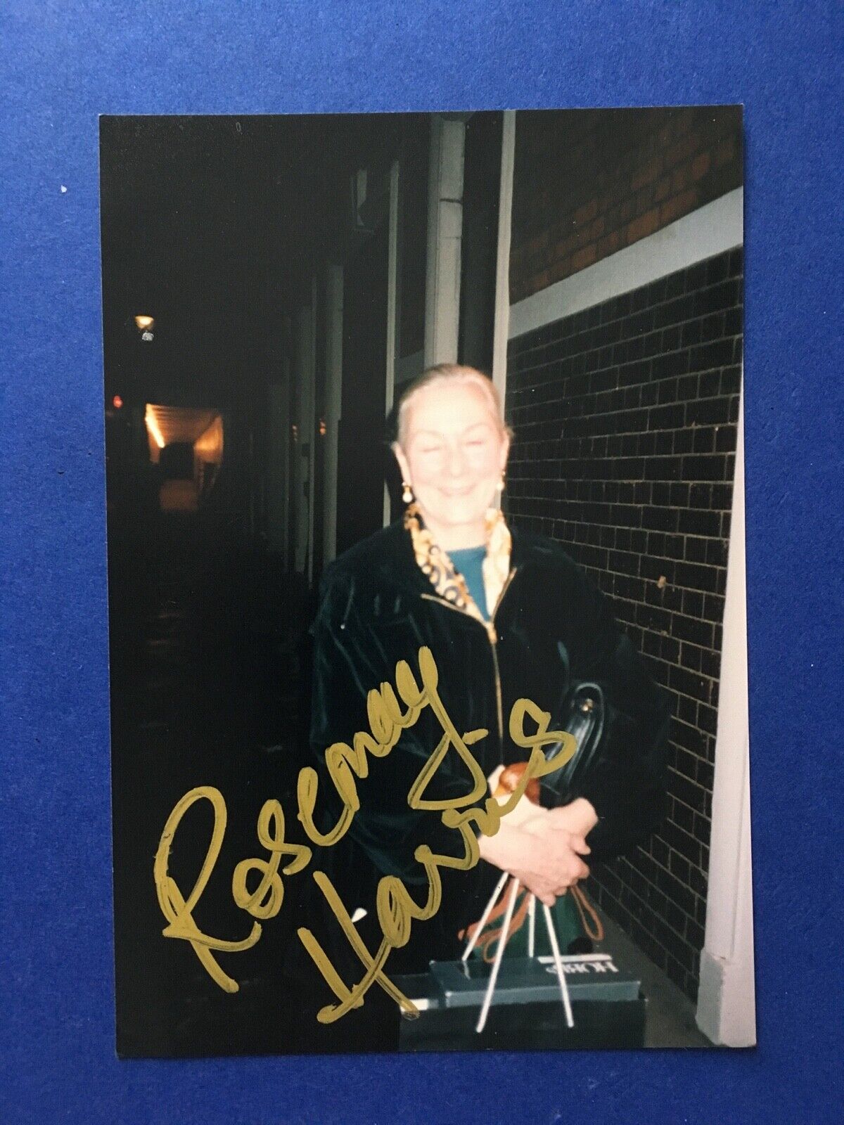 ROSEMARY HARRIS - LEGENDARY BRITISH ACTRESS - SPIDERMAN - SIGNED Photo Poster paintingGRAPH