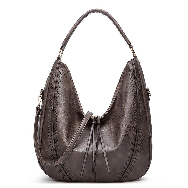 Ladies Classic Retro Large Capacity Shoulder Bag Diagonal Bag