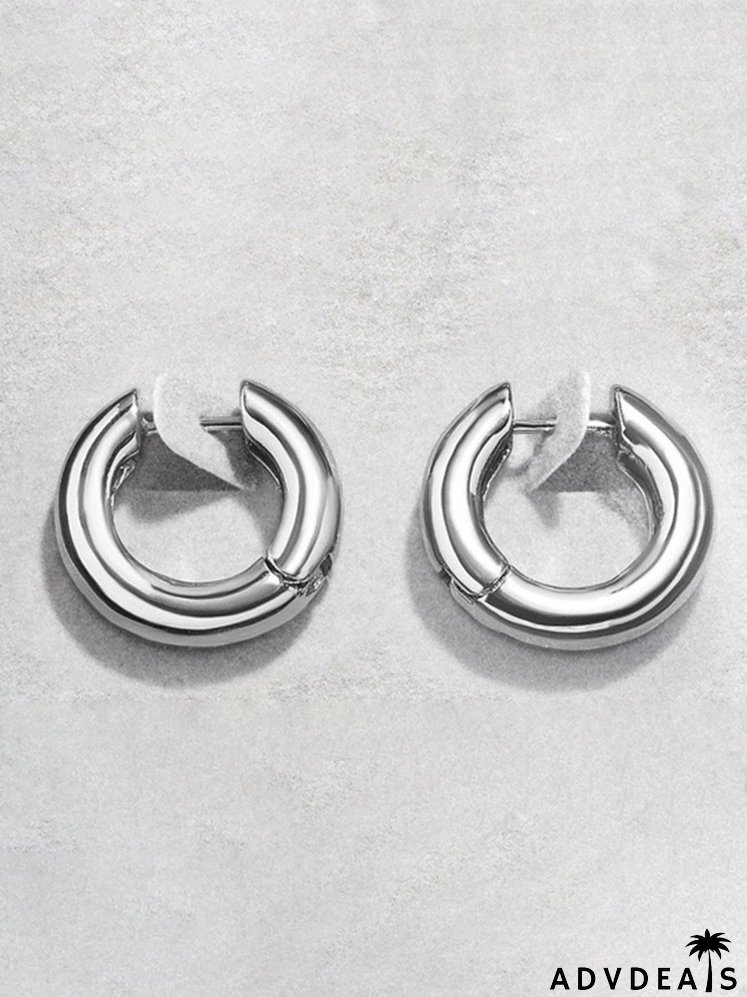 Chunky Hoop Earrings
