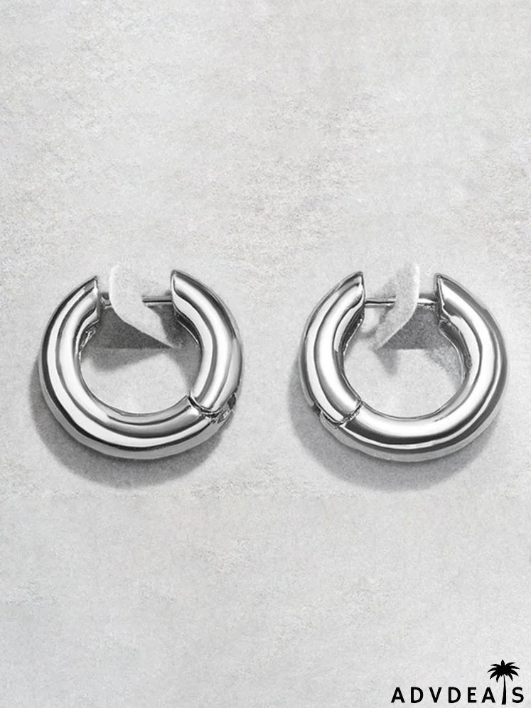 Chunky Hoop Earrings