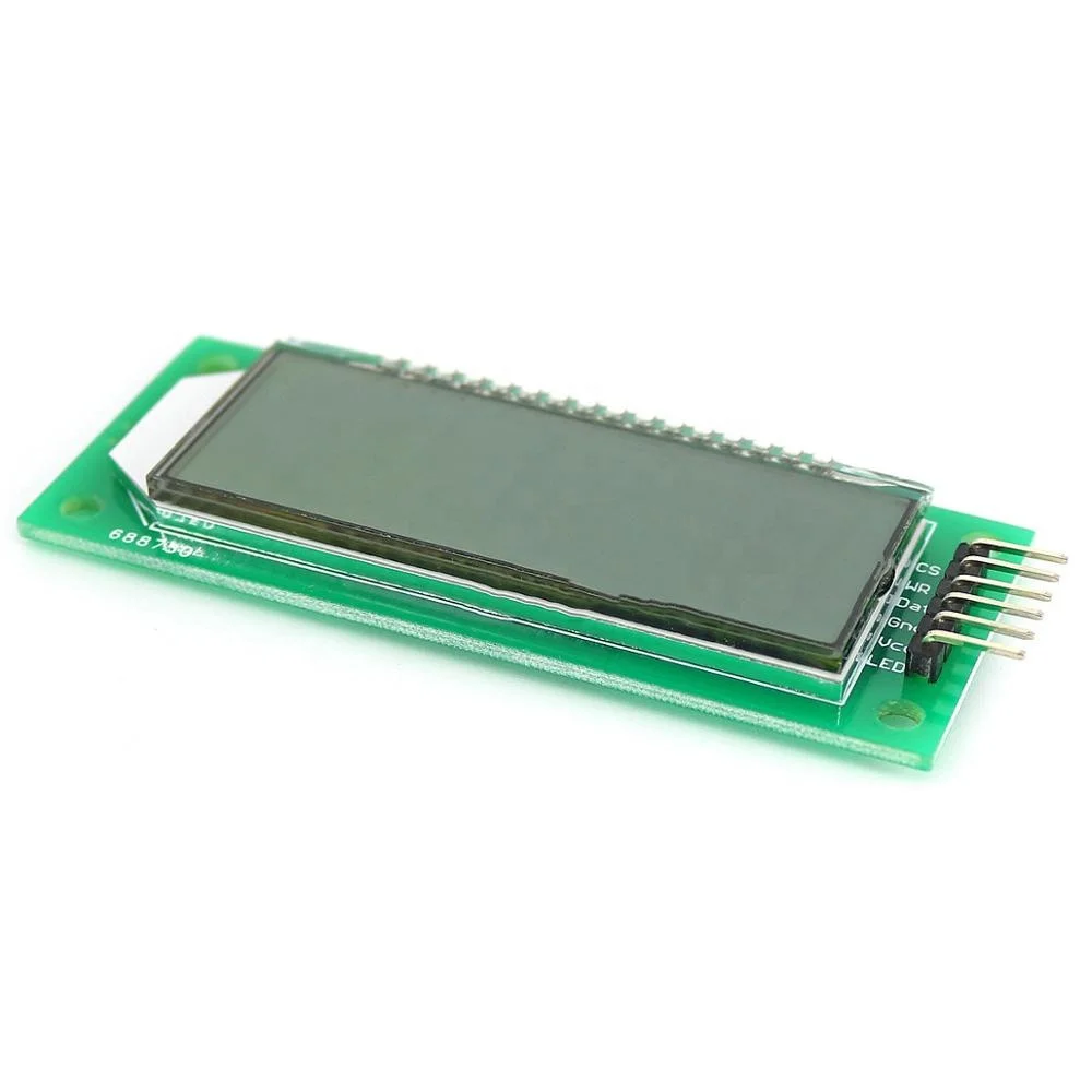 2.4 Inch 6 Digit 7 Segment LCD Display HT1621 LCD Display Module Serial SPI White Blacklight 7 Segment LCD Display