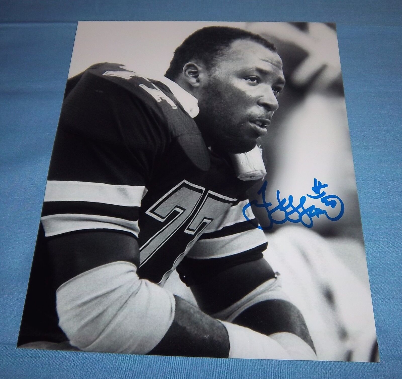 Dallas Cowboys Jim Jeffcoat Signed Autographed 8x10 Photo Poster painting Arizona St. A