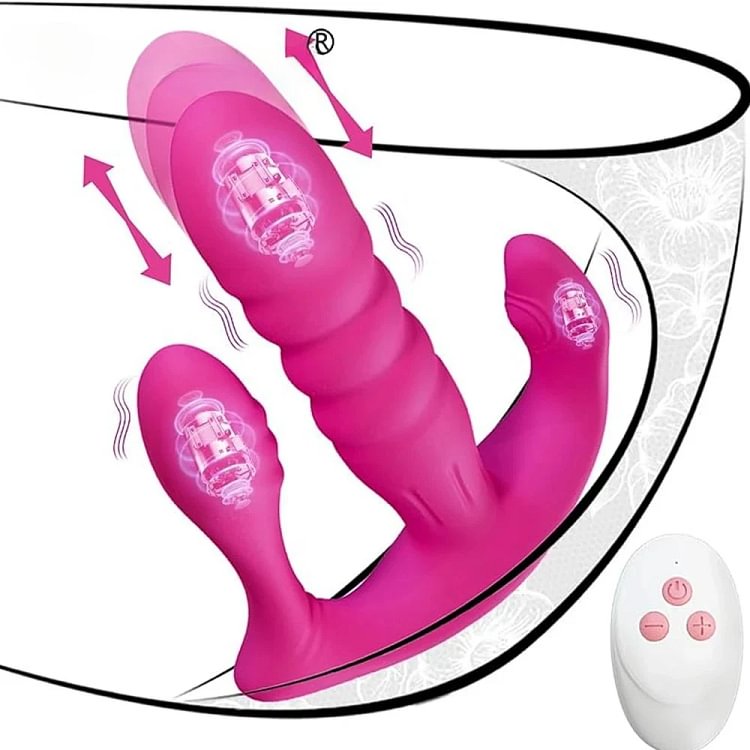 pornhint Pornhint 3in1 Panties Vibrators Wearable Wireless Remote Vibrator G Spot Clit Stimulator Vibrator