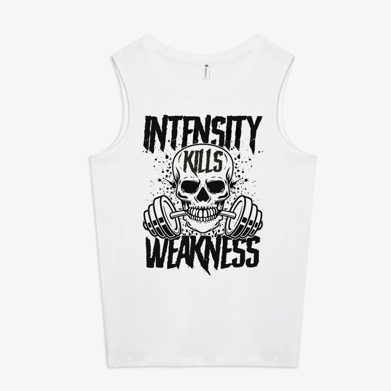 Intensity Weakness Skull Printed Women's Vest