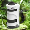 Pocket Microscope Built-in LED Light 60X-180X LED Pocket Microscope with 60x-180x Magnification for Children Students Adults Laboratory School