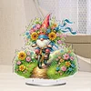 Flower Goblin DIY Acrylic Desktop Diamond Art Kit Single-Side Home Decor