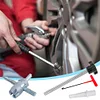 Quick Change Tire Valve Core Tool Kit for Replacing Leaky Valves in Cars Trucks