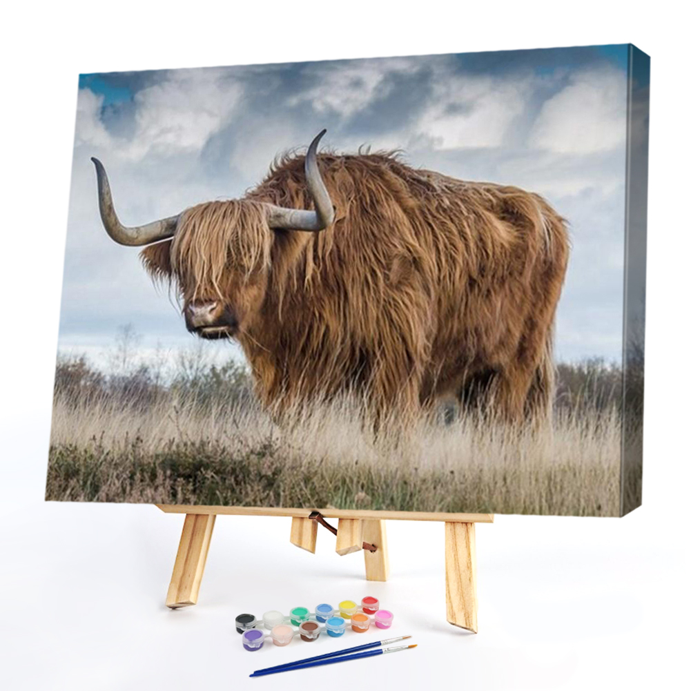 

50*40CM - Paint By Numbers - Cartoon Cattle, 501 Original