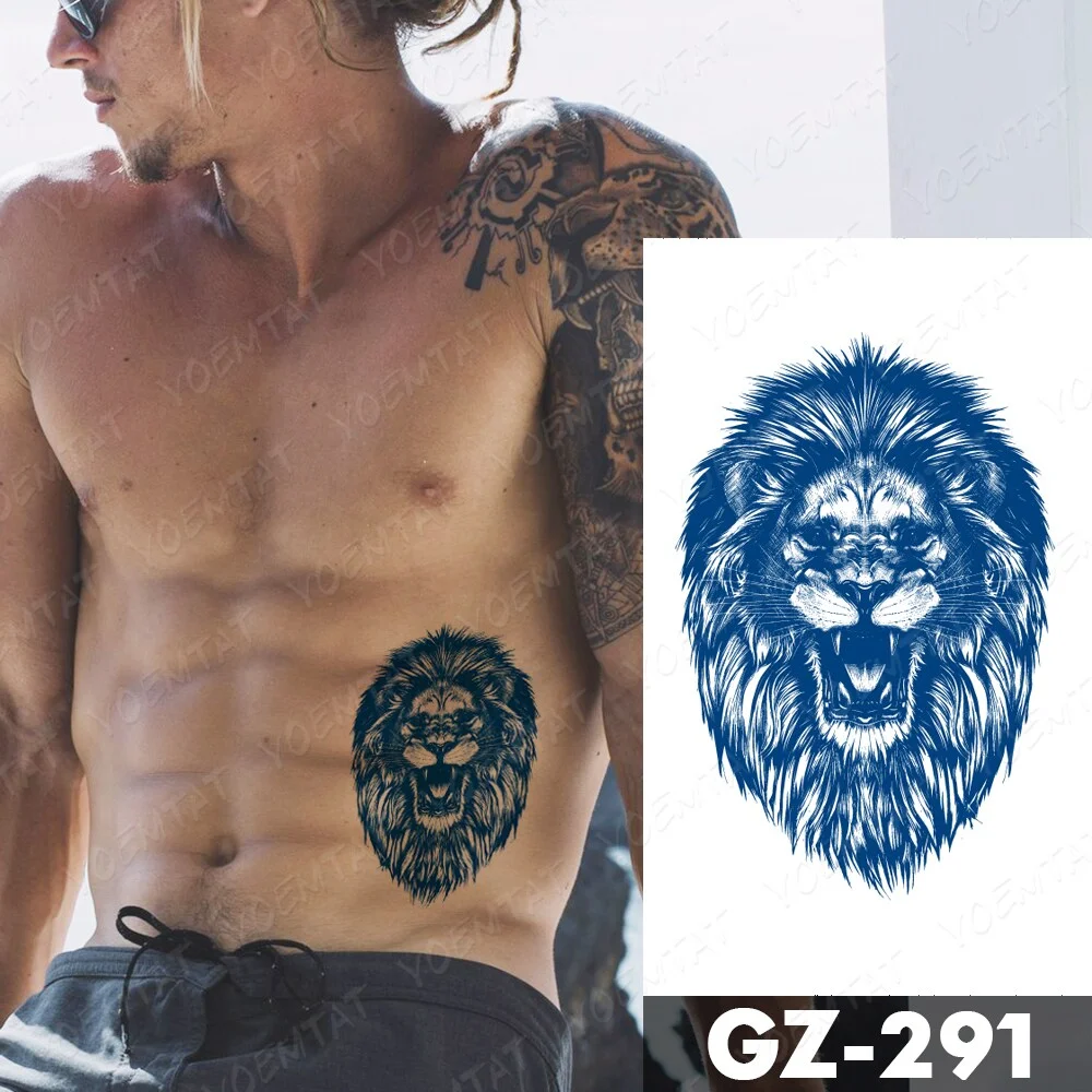 Sdrawing Juice Lasting Ink Waterproof Temporary Tattoo Sticker Genipin Herbal Tatoo Women Body Art Fake Tatto Snake Flower