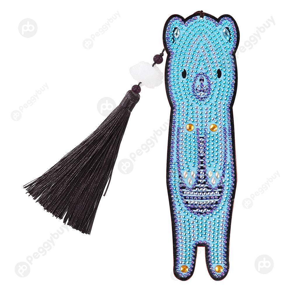 

Bear-DIY Creative Diamond Tassel Bookmark, 501 Original