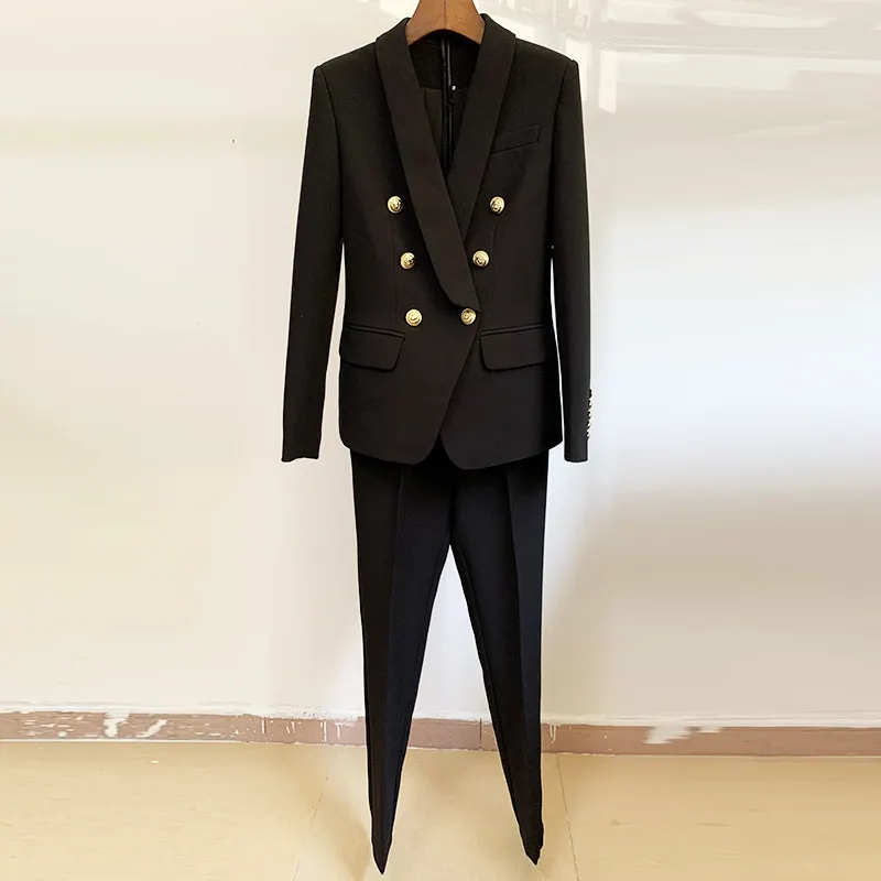 Nigikala Nigikala Professional Fashion Double-Dancing Green Fruit Collar Suit + Nine-Point Trousers Set Two Sets