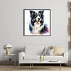 Shepherd Dog-11CT Stamped Cross Stitch 40*40cm/15.75*15.75in