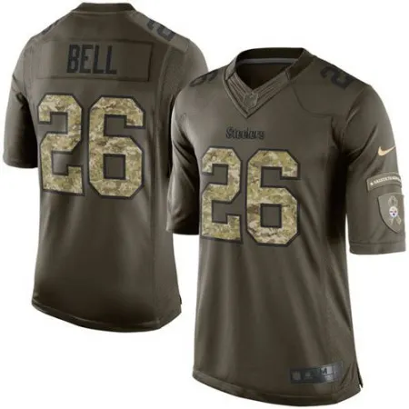 Steelers #26 Le'Veon Bell Green Men's Stitched NFL Limited Salute to Service Jersey