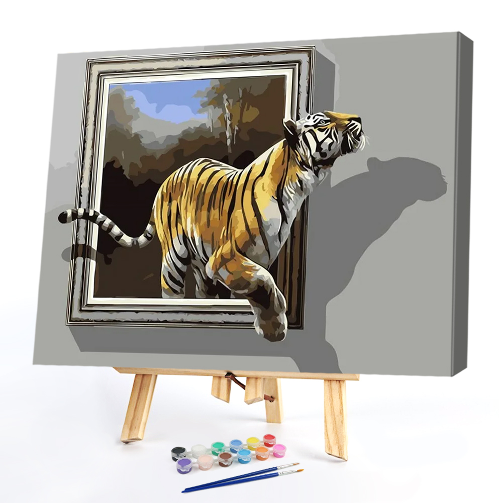 

50*40CM - Paint By Numbers - Tiger, 501 Original