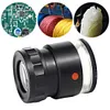 10X Stand Measuring Magnifier Scale Loupe with LED & UV Lights for Jewelry Gems