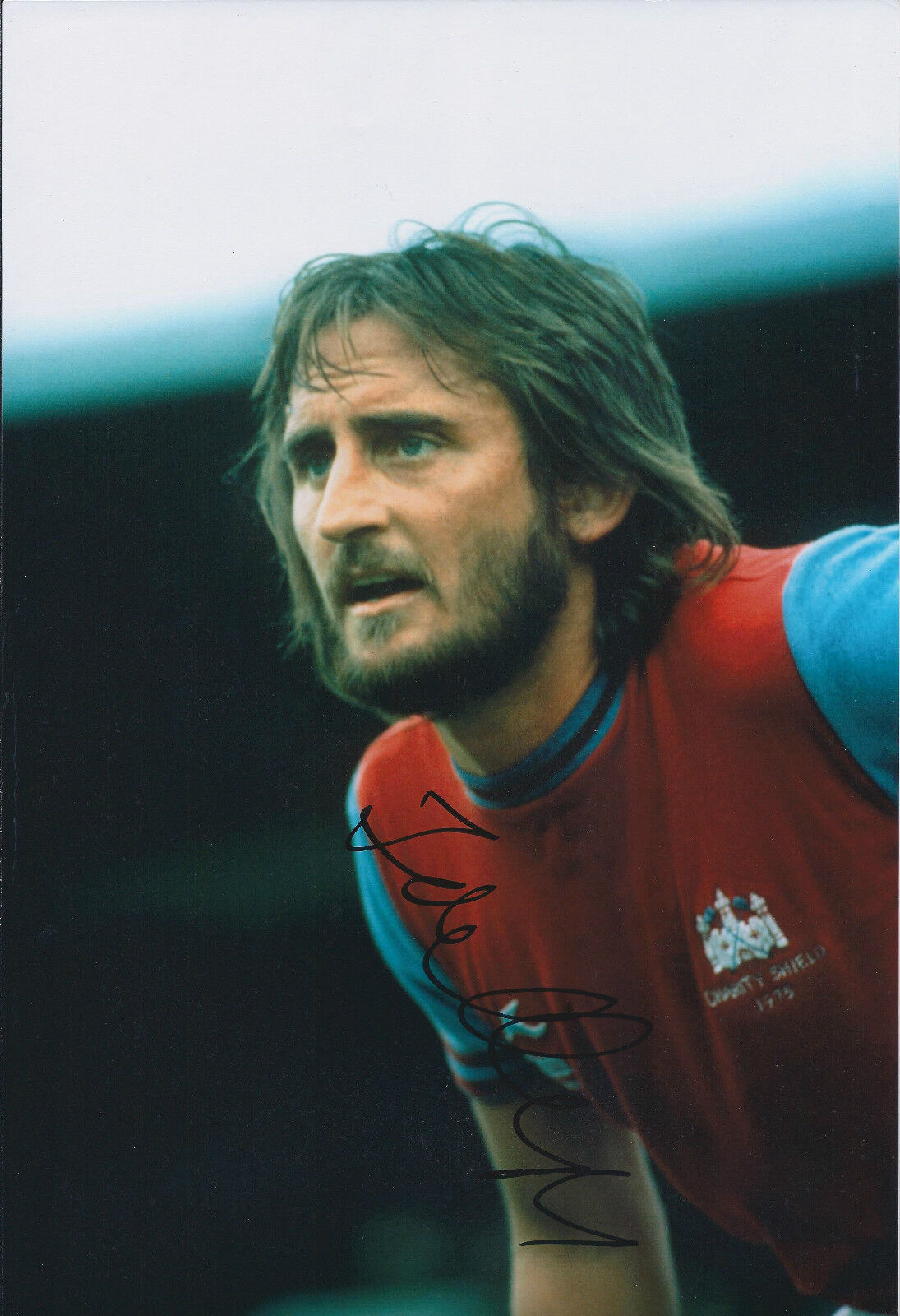 Frank LAMPARD Snr SIGNED Autograph 12x8 Photo Poster painting AFTAL COA England West Ham United