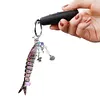 Fish Keychain Acrylic Lovely Jewelry Fishing Lure Keychain Gifts for Men (Pink)
