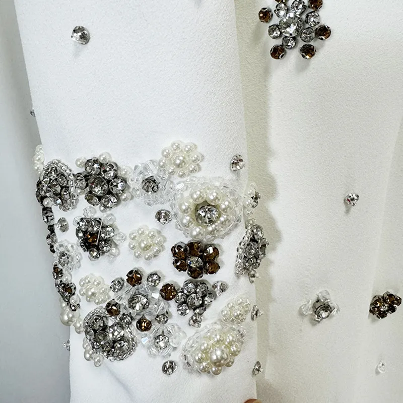 Nigikala Nigikala New Star Fashion Heavy Industry Nails Studded Long Dress Dress Dress Dress