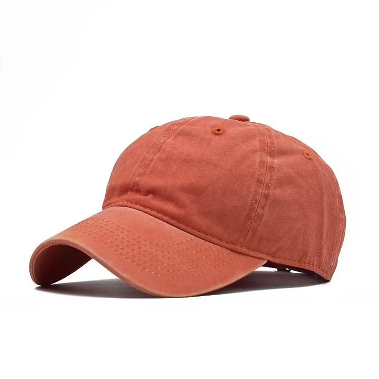 Custom Baseball Caps for Men Women Vintage 100% Washed Cotton Dad Hat Embroidery or Print DIY Team Logo Snapback Cap Hip Hop Hat