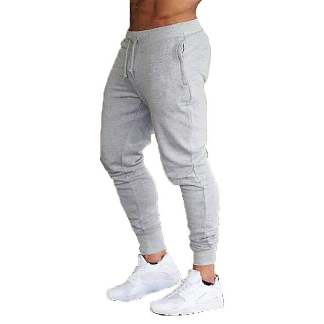 Mens Jogger Pants Casual Trousers Drastring Elastic Waist Jogging Pants Premium Sweatpants Sports Outdoor-Compassnice®