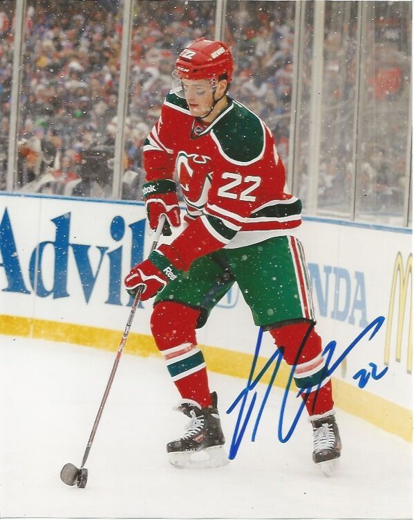 New Jersey Devils Eric Gelinas Signed Autographed 8x10 Photo Poster painting COA