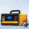 12V/24V Car Battery Charger with Cable Clamps & LCD Display Automatic Chargers and Maintainer for Car Motorcycle Lawn Mower