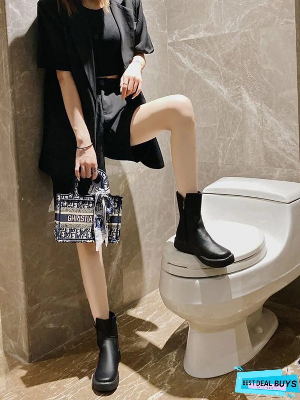 Vintage Leather Ankle Boots