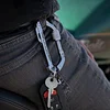Outdoor Multifunctional EDC Portable Gadget Combination Keychain Ring Mountaineering Buckle D-Type Quick Hang