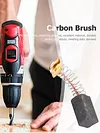 10pcs Carbon Brush Electric Hammer Angle Grinder Graphite Brush Replacement Tool