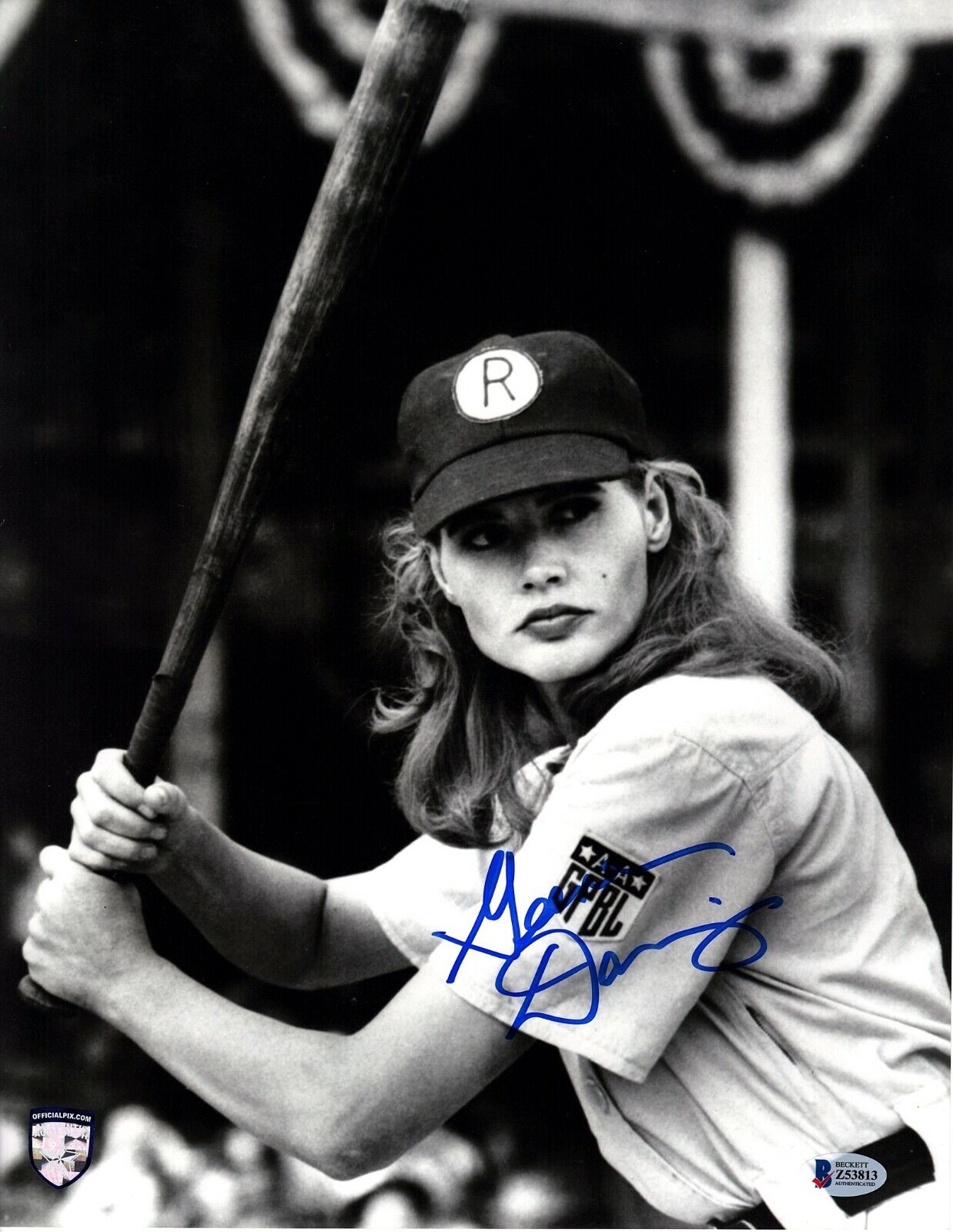 GEENA DAVIS Signed A LEAGUE OF THEIR OWN