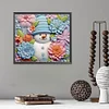 Diamond Painting -DIY Round Drill 3D Texture Snowman（40x35cm）