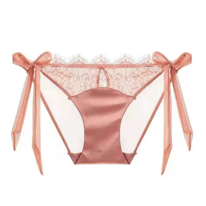 European Style Thong Sexy Lace Panties Fashion Transparent Comfort Briefs Low Waist Seamless Underpants Female Sexy Lingerie