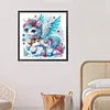Cartoon Einhorn 5d DIY Diamant Kunst Malerei Kits Teilbohrer Edelstein Kunst 30x30cm