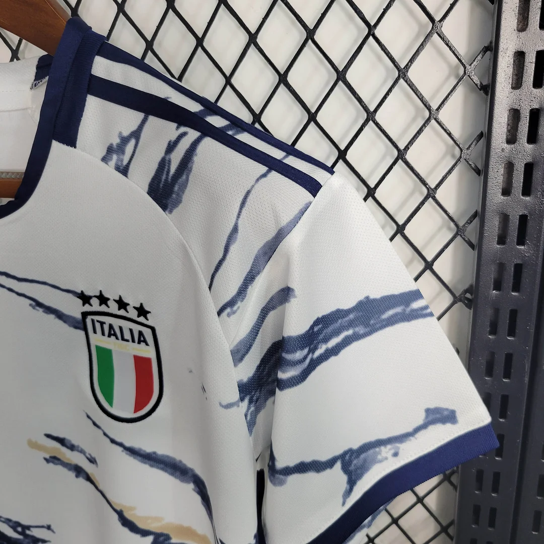 2023 Italy Away Soccer Shirt Kids Size