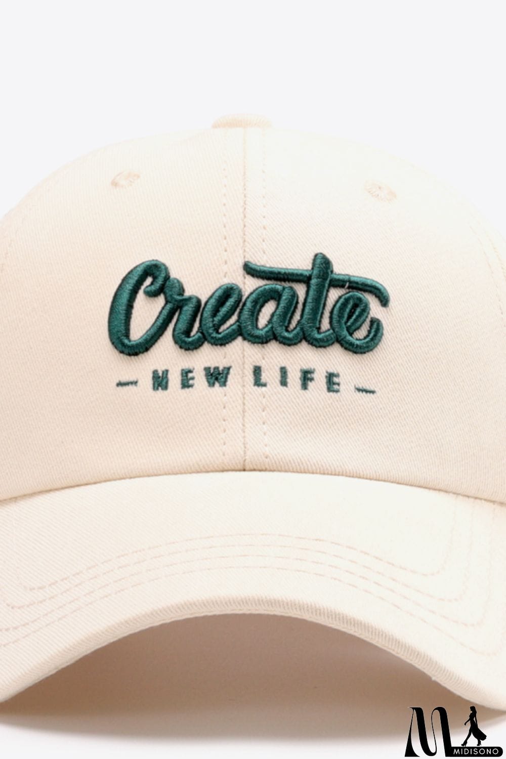 MidiSono - CREATE NEW LIFE Adjustable Cotton Baseball Cap