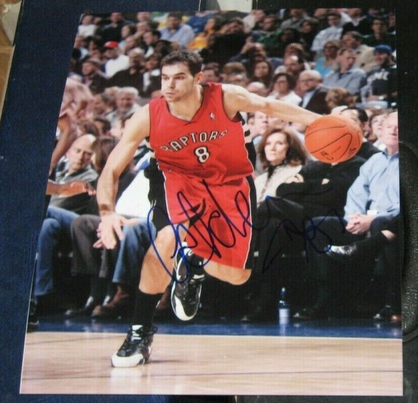 Jose Calderon Toronto Raptors SIGNED AUTOGRAPHED 8x10 Photo Poster painting COA Basketball NBA