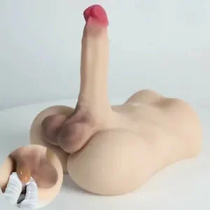 mmf sex doll Realistic Huge Dildo Male Body Sex Dolls Big Cock Penis For Women  Masturbator US