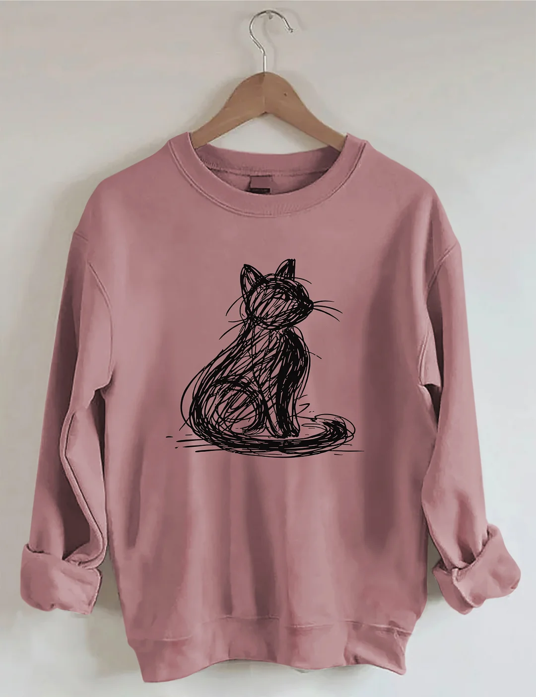 Abstract Cat Sweatshirt