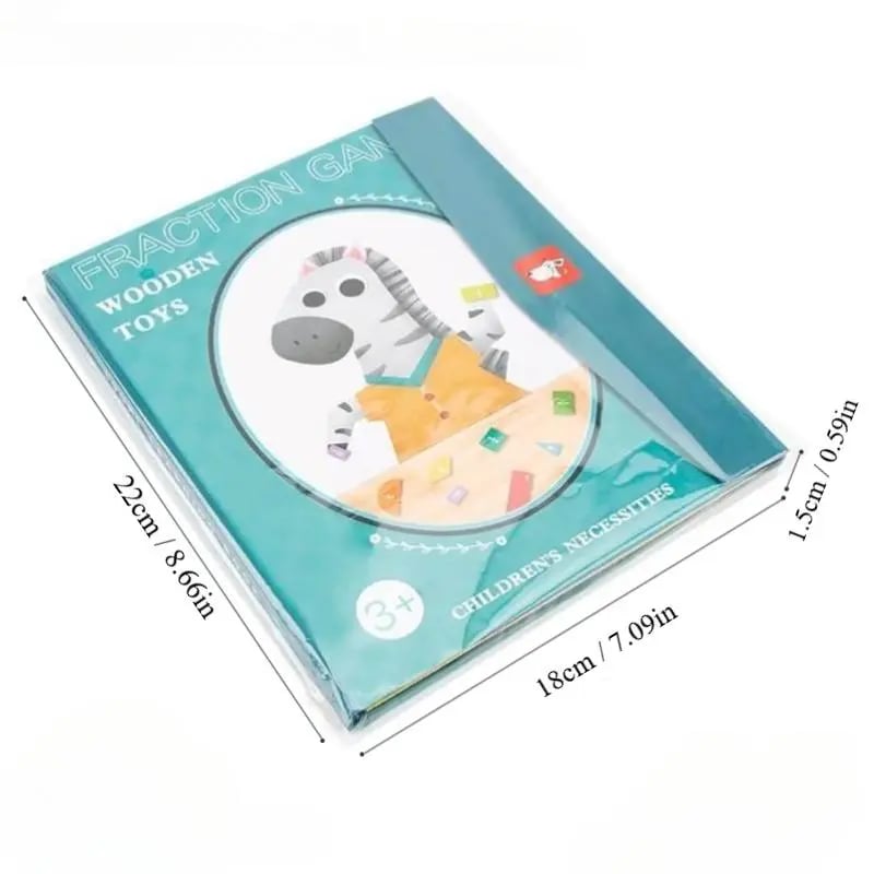 Product Introduction of Magnetic Fraction Demonstration Book, 1 Set Math Teaching Aid, Learning Toy for Gift, Mathematical Knowledge Training Toys, Interactive Game Props,&nbsp;Educational Material&nbsp;Toys 1
