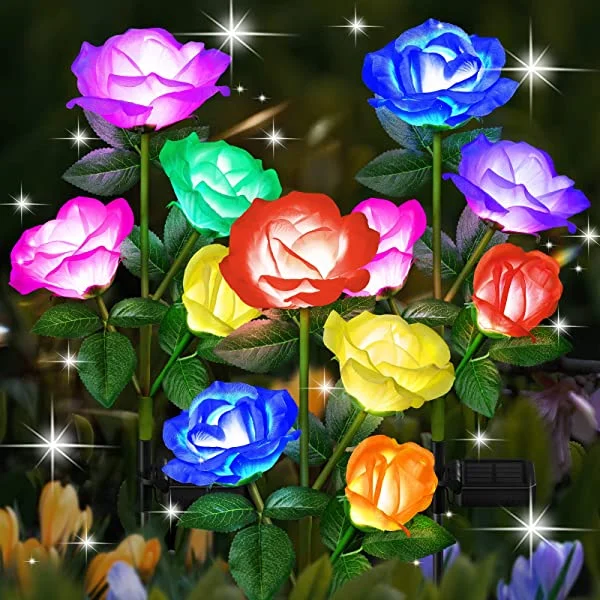 KuBace Solar Outdoor Light Garden Decoration