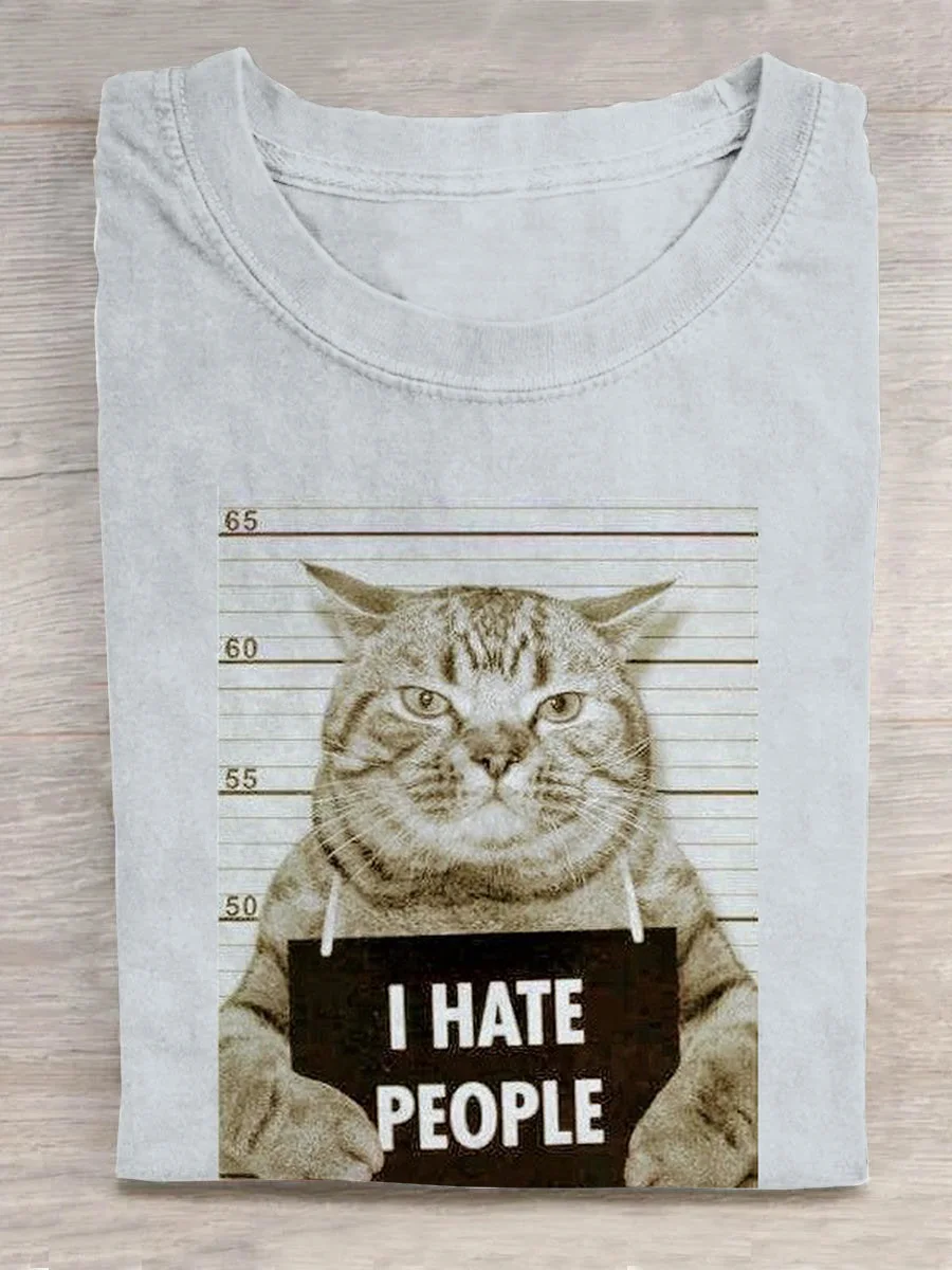 Eagerlys I Hate People T-shirt Eagerlys