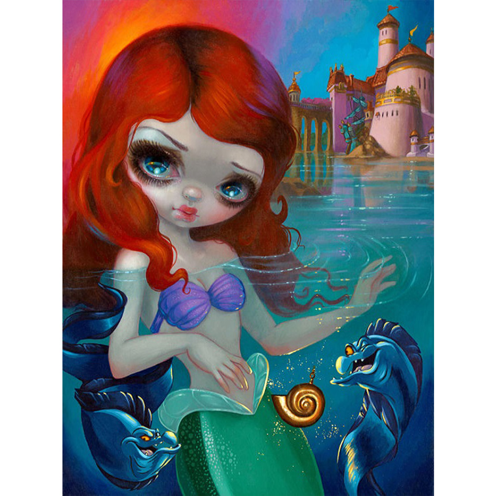 

Big Eyes Doll - Round Drill Diamond Painting - 30*40CM, 501 Original