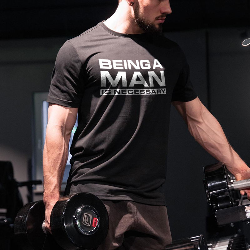 Being A Man Is Necessary Men's T-shirt - Livereid