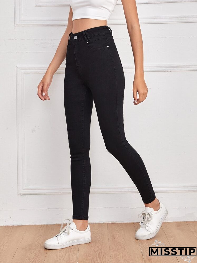 High Waist Skinny Jeans