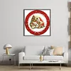 Christmas Tree Bear-18CT Stamped Cross Stitch 20*20cm tapestrymarket