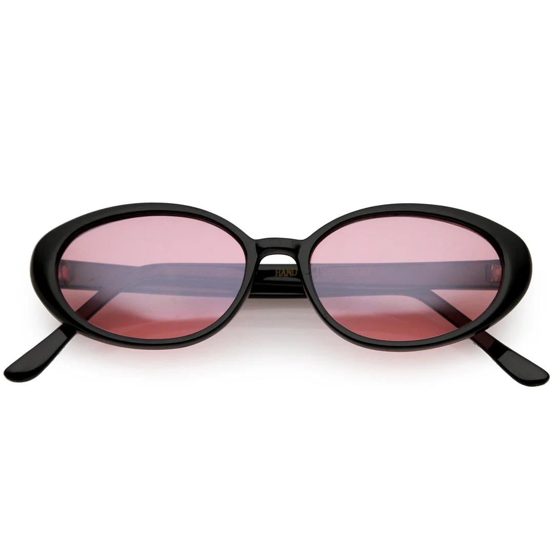 True Vintage Cat Eye Color Tinted Lens Oval glasses 51mm